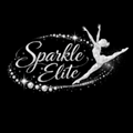Logo of 'Sparkle Elite' with a dancer silhouette on a black background