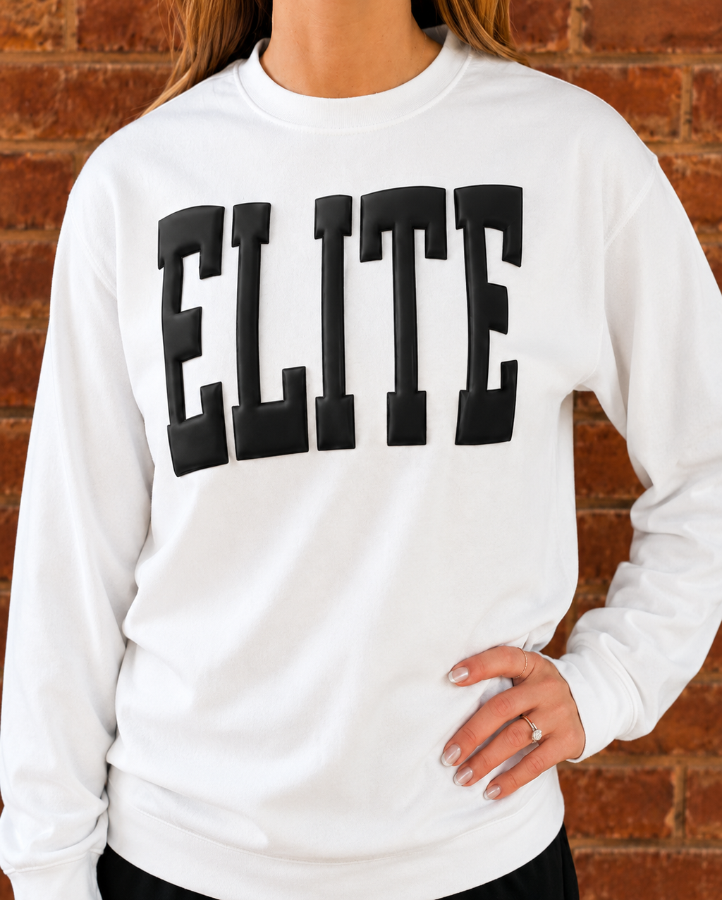 Elite Puff Vinyl White