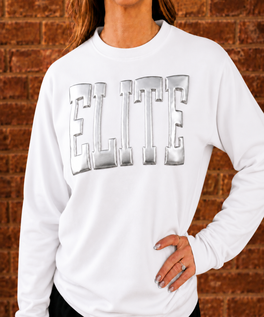 Elite Puff Vinyl White