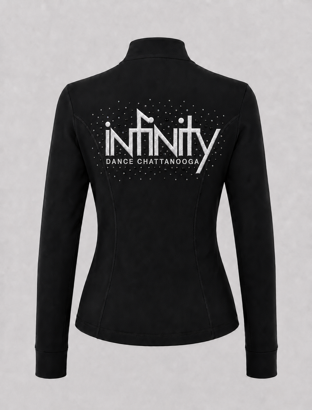 Infinity Jacket with Embroidery & Rhinestones